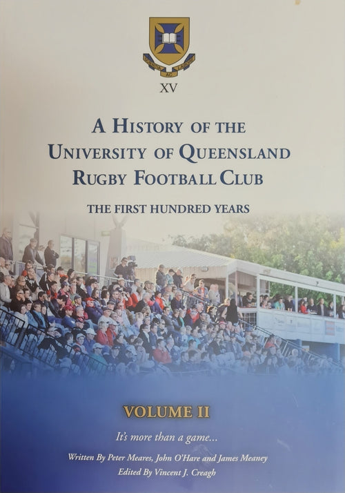 History of UQ Rugby Club Book