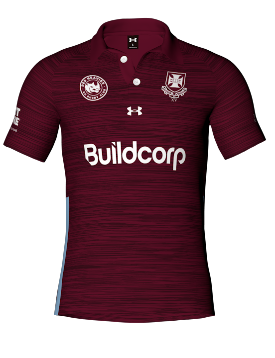 UQ Rugby 2026 Men's Maroon Polo