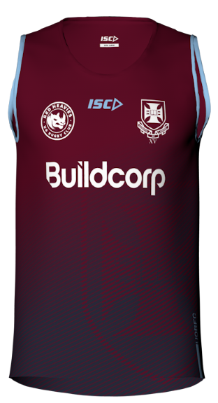 UQ Rugby Singlet Maroon