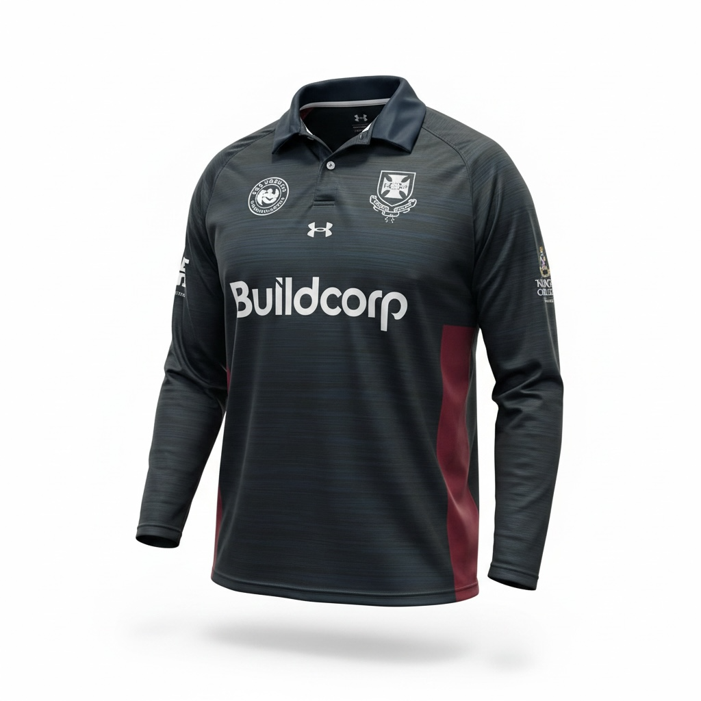 UQ Rugby 2026 Men's Long-Sleeve Navy Polo