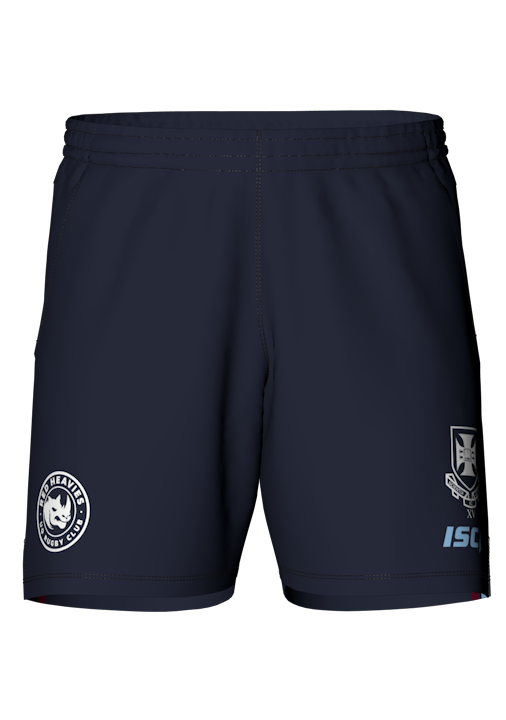 UQ Rugby 2025 Gym Shorts Navy (Side Stripes)