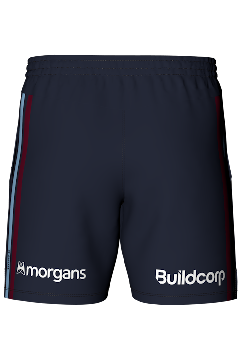 UQ Rugby 2025 Gym Shorts Navy (Side Stripes)