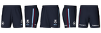 UQ Rugby 2025 Gym Shorts Navy (Side Stripes)