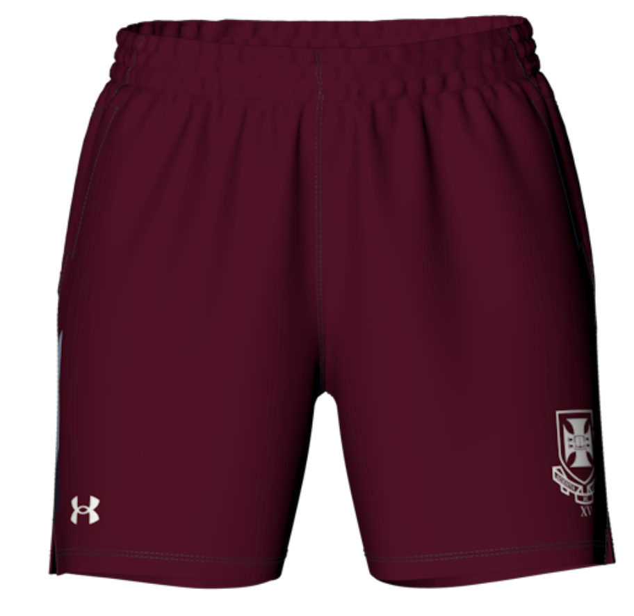 UQ Rugby 2026 Women's Gym Shorts - Maroon