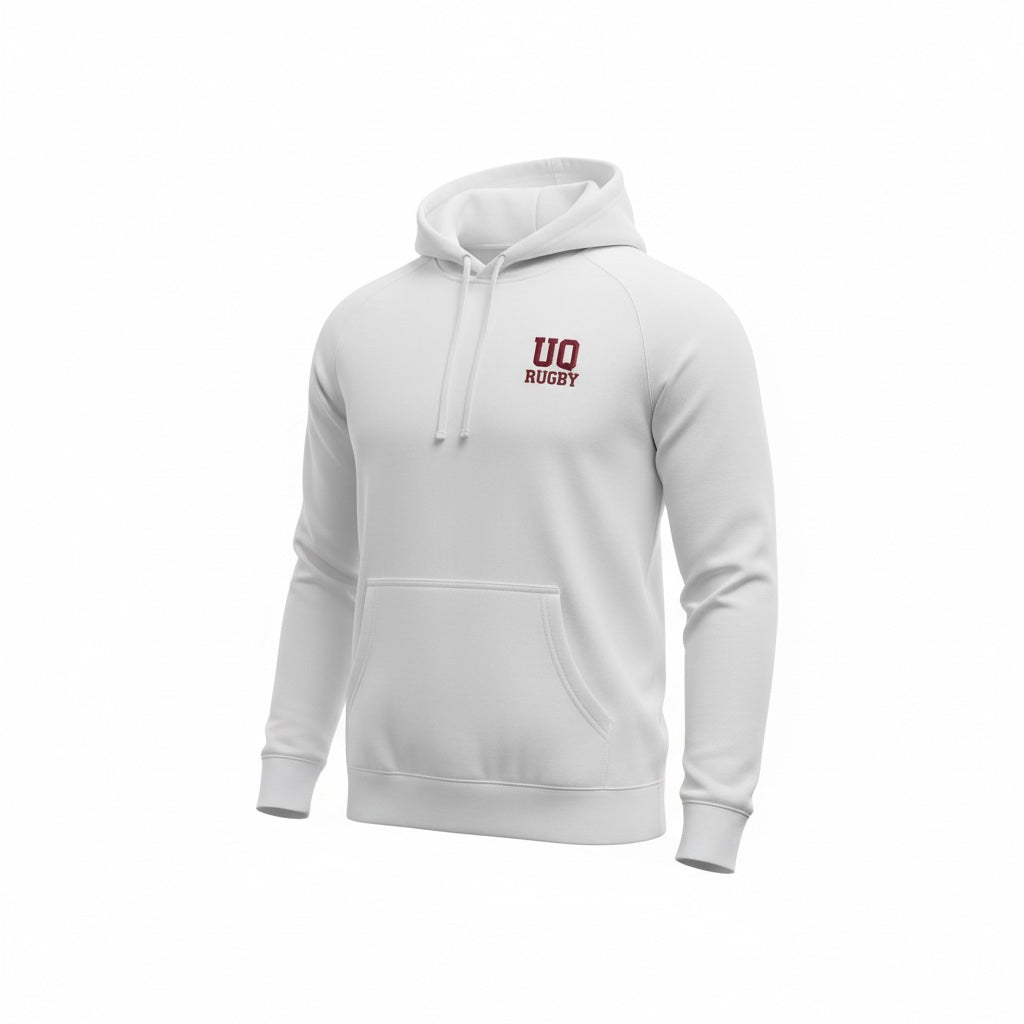 UQ Rugby Heavies Hoodie - White